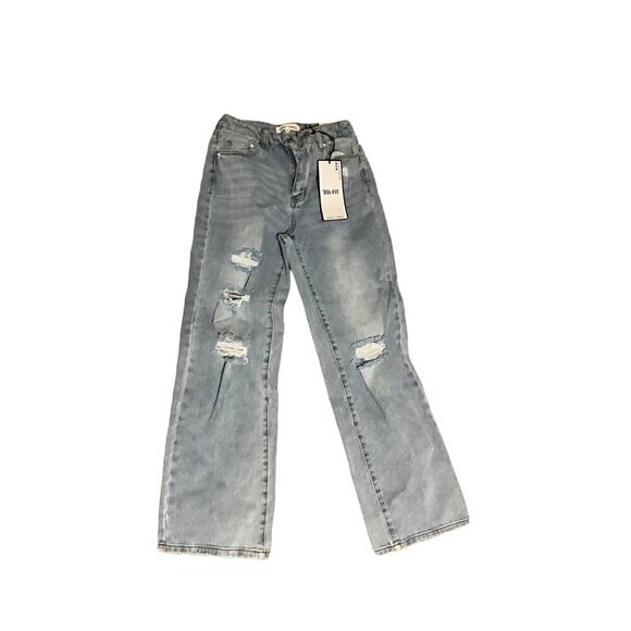 WOMEN’S Distressed 90s fit Jeans Size 5 - Picture 1 of 12